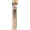 Ekena Millwork Merced Block Smooth Bracket w/ Offset Brace, Douglas Fir, 5 1/2"W x 30"D x 34"H BKT0604X30X34MRC05SDF - alternate 3